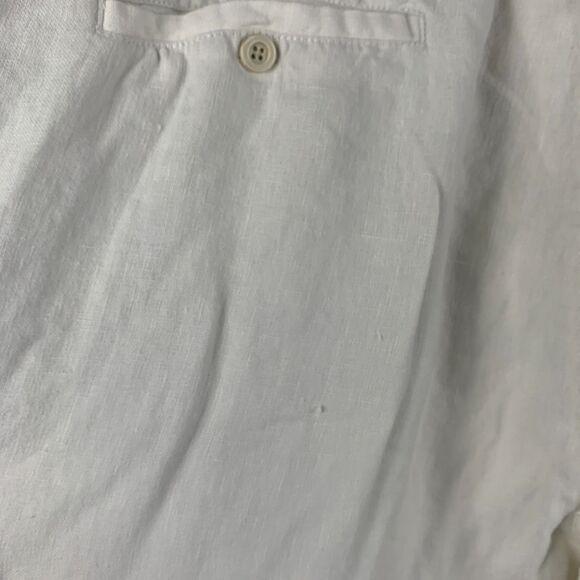 Tommy Bahama Relax Men's 2XB 100% Linen Cargo Pants Cream Beige Beach Vacation - Picture 3 of 7
